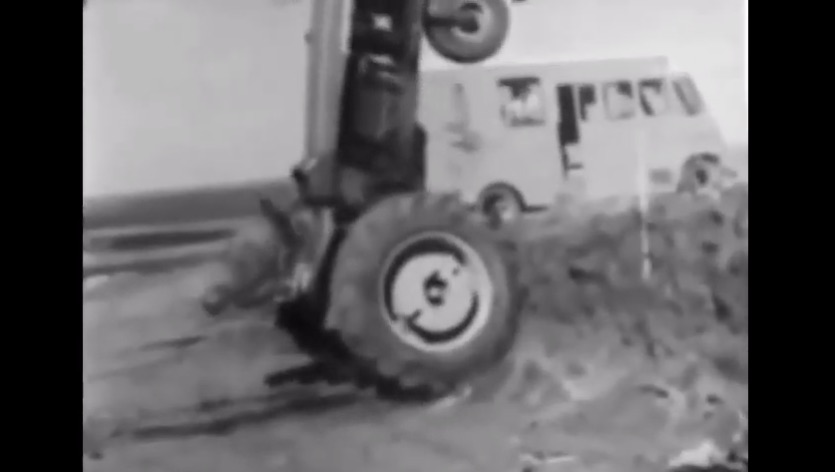 Video: 1950s Tractor Crash Testing Is The Best Crash Testing – The Creepy Music Adds To The Weirdness